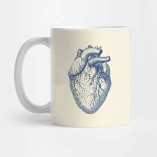 Human Heart - Vintage Medical Diagram Mug